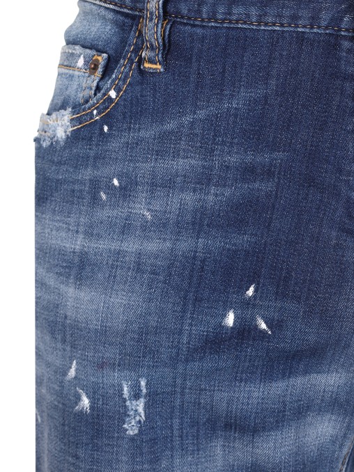 Джинсы Slim Fit хлопковые DSQUARED2