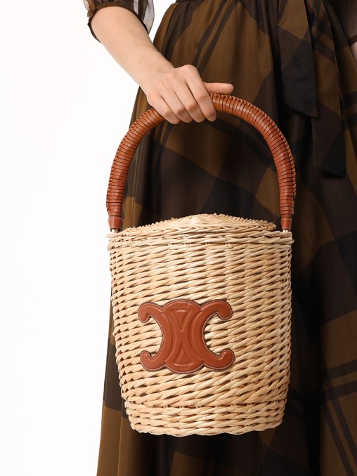 Сумка соломенная CELINE