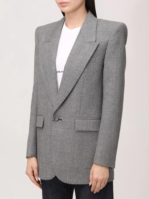 Пиджак шерстяной SAINT LAURENT