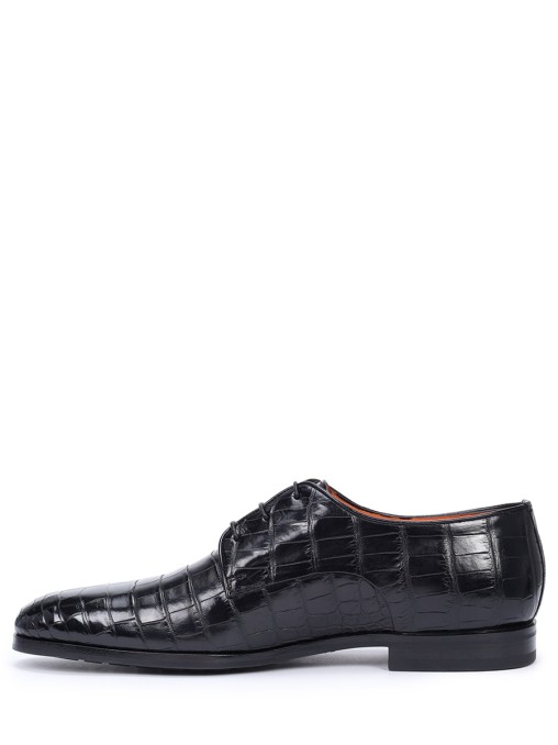 Дерби из кожи крокодила SANTONI