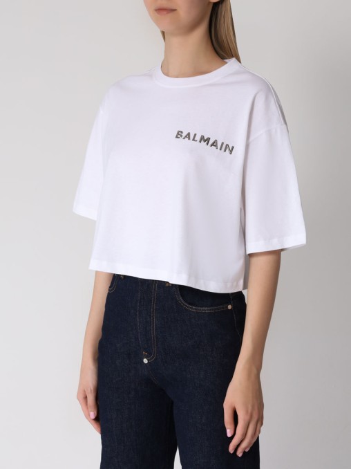 Футболка хлопковая BALMAIN
