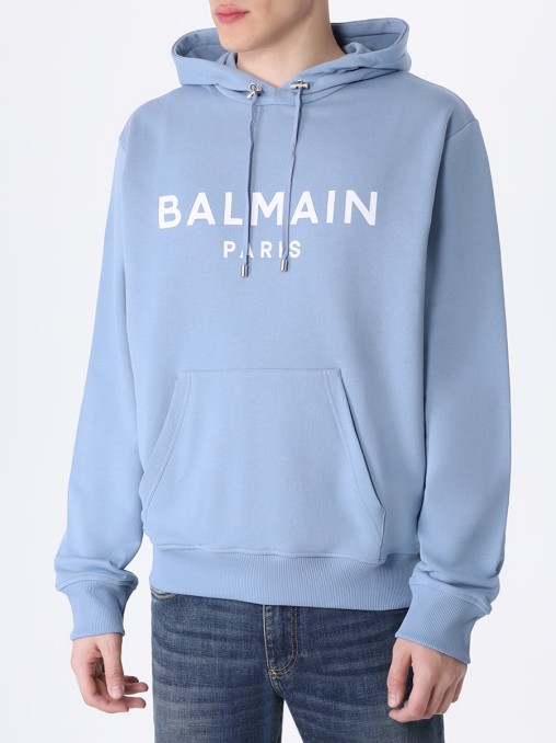 Худи хлопковое BALMAIN
