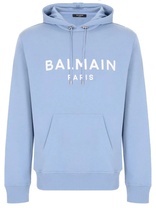 Худи хлопковое BALMAIN