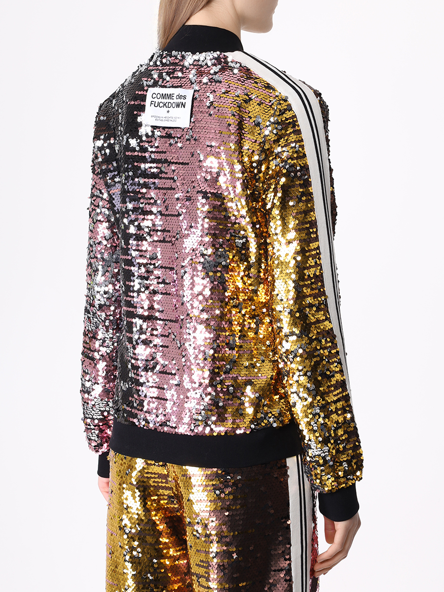 Бомбер с пайетками