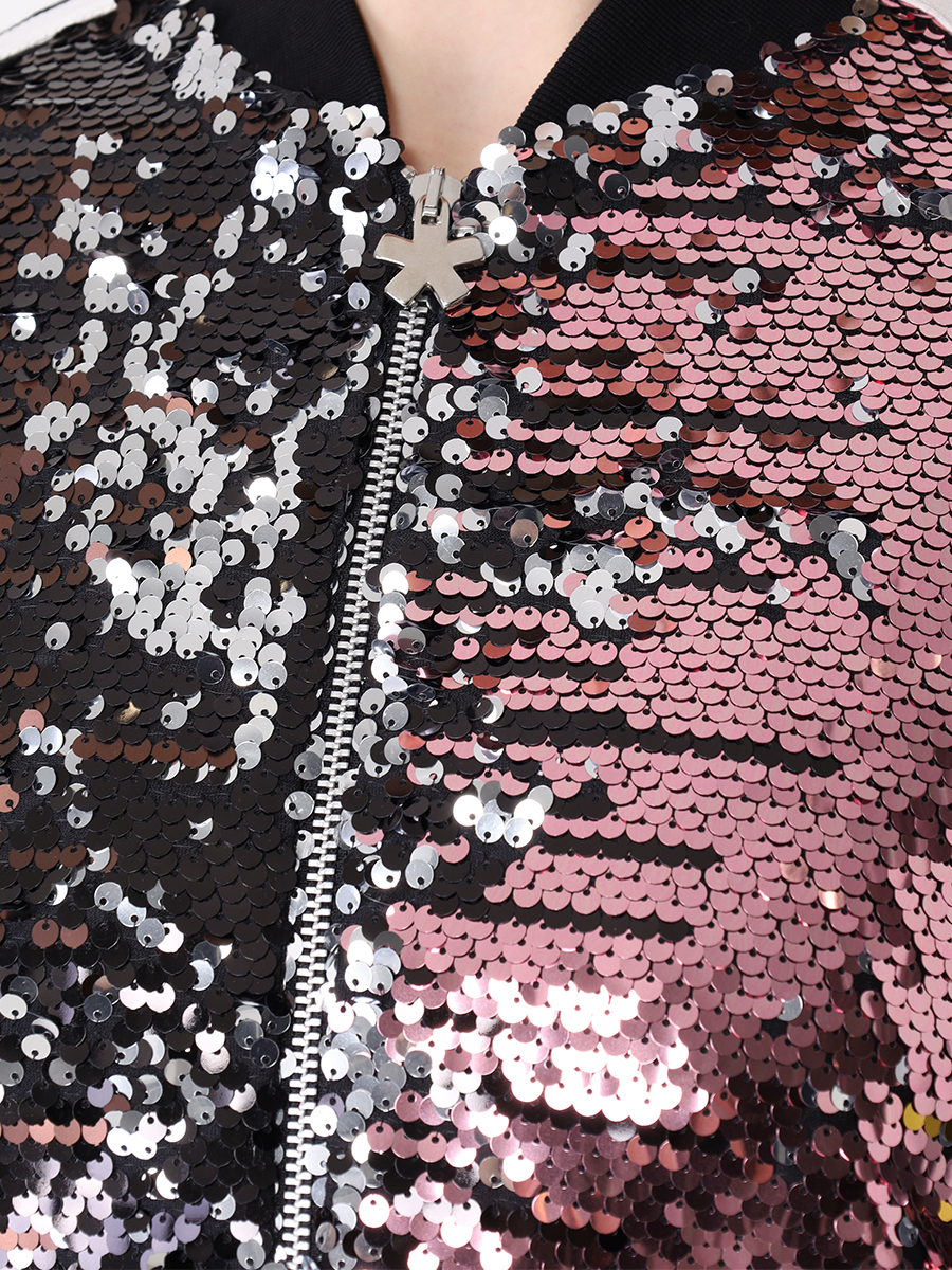 Бомбер с пайетками