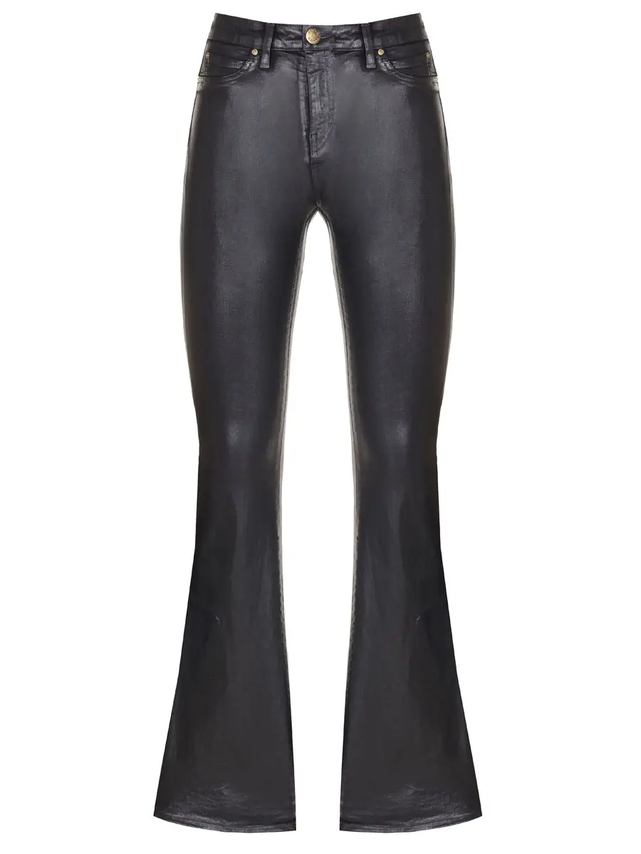 Джинсы-клеш хлопковые