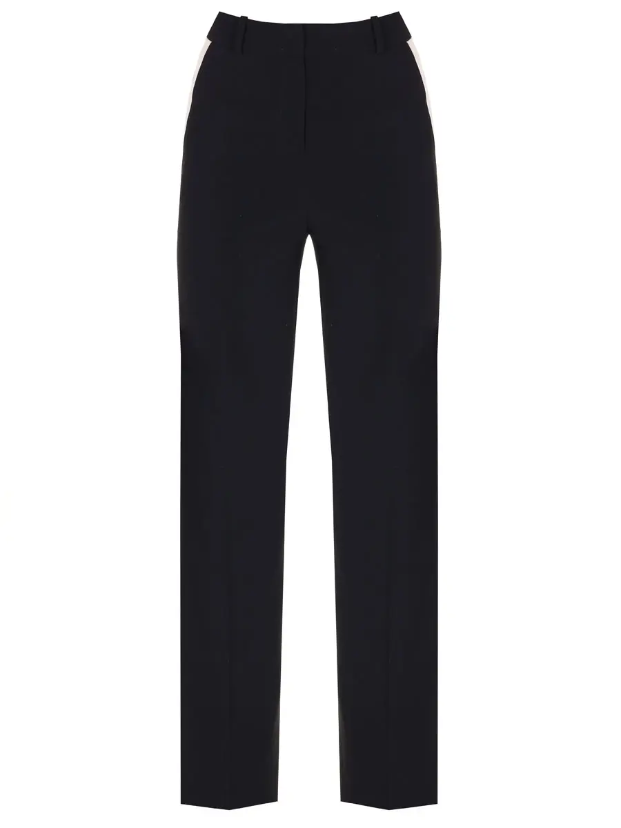 Брюки однотонные