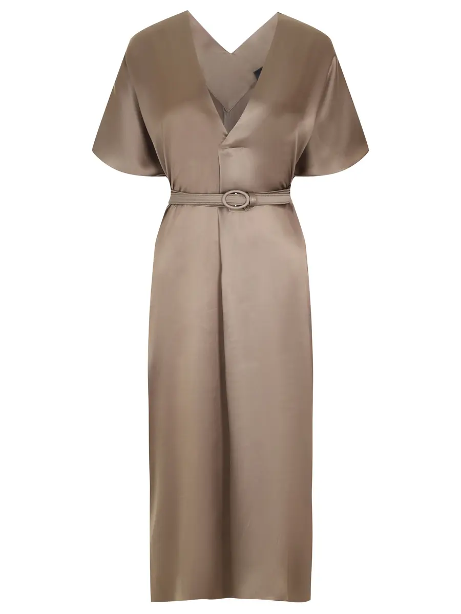 Платье шелковое