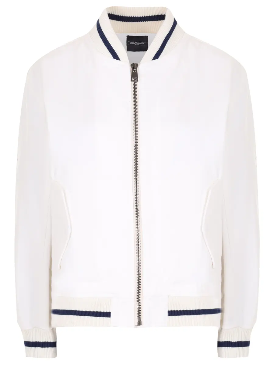 Бомбер джинсовый