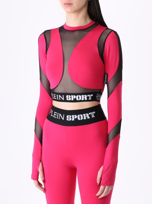 Топ с логотипом PLEIN SPORT
