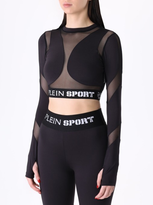 Топ с логотипом PLEIN SPORT