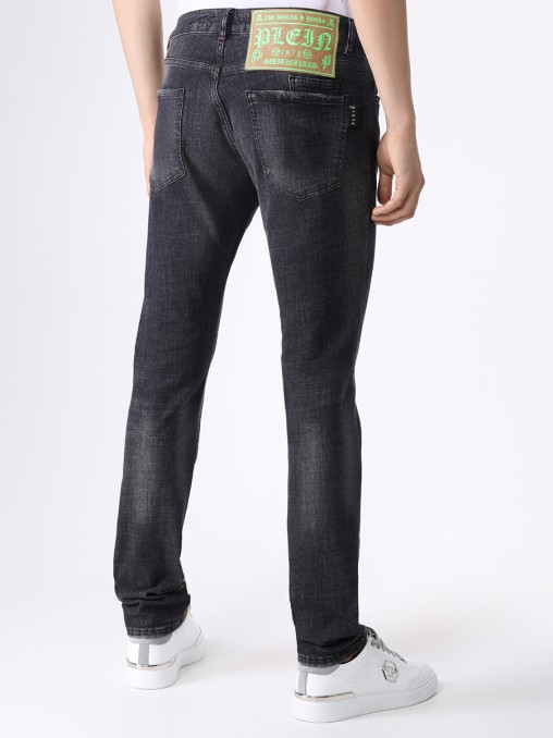 Джинсы Slim Fit хлопковые PHILIPP PLEIN