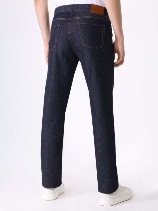 Джинсы Regular Fit из хлопка и лиоцелла CANALI