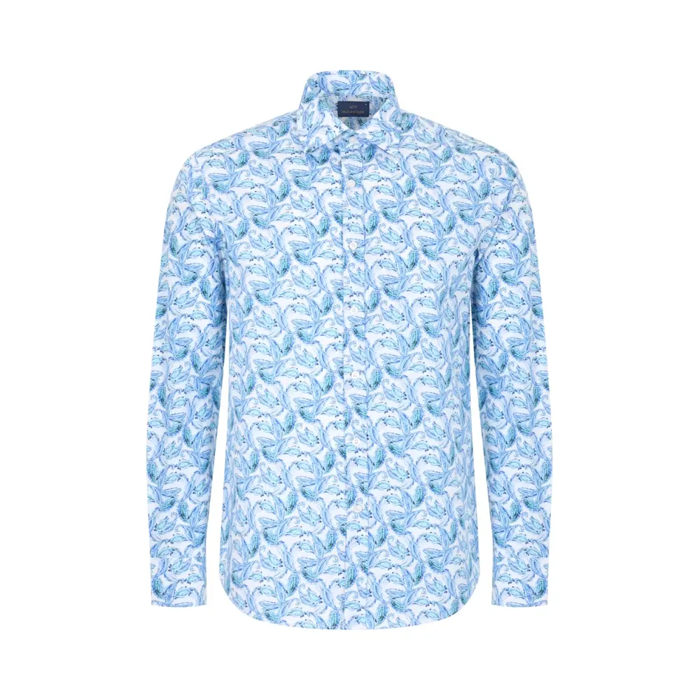 Рубашка Regular Fit хлопковая