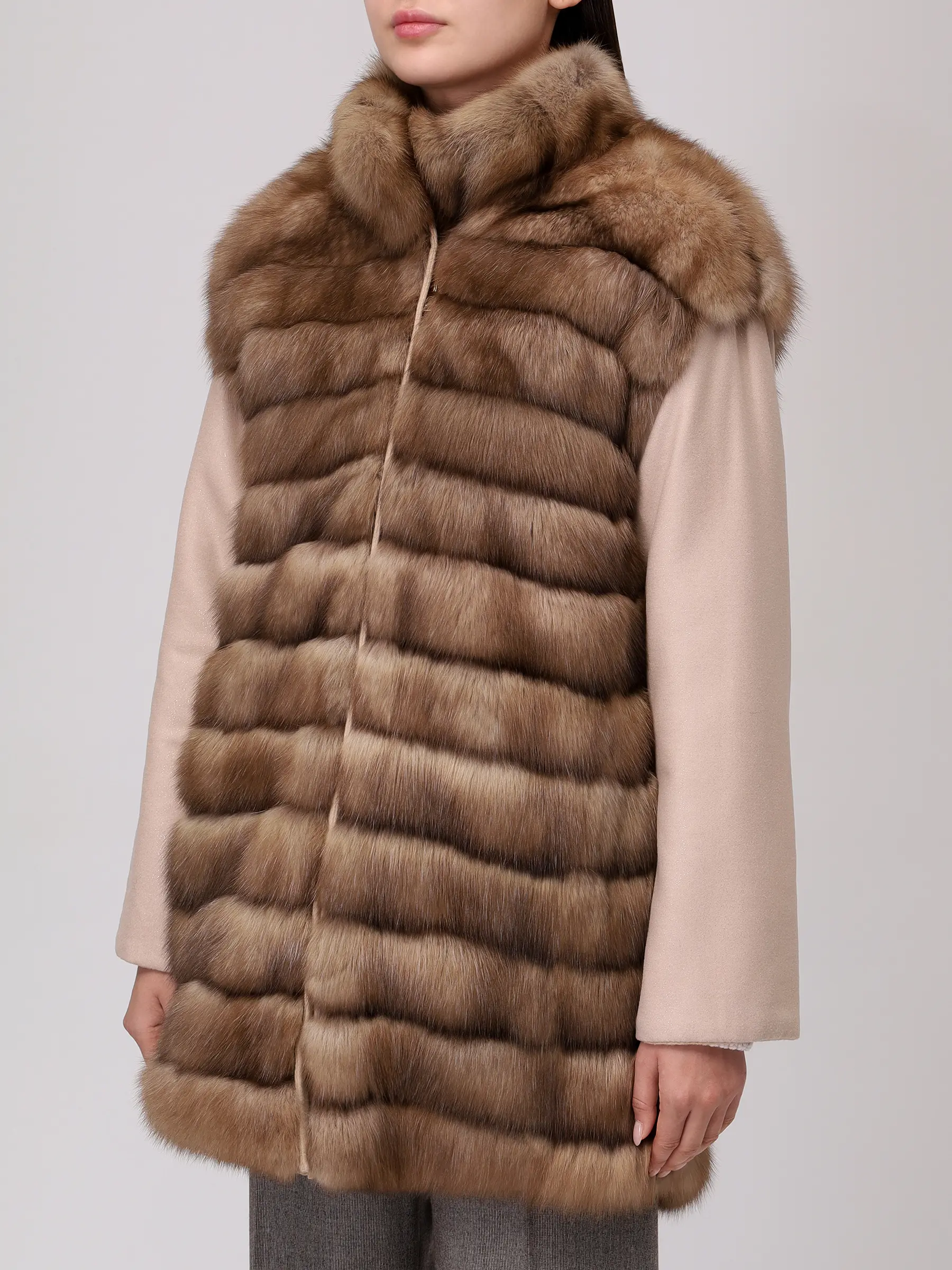 Парка соболиная двусторонняя