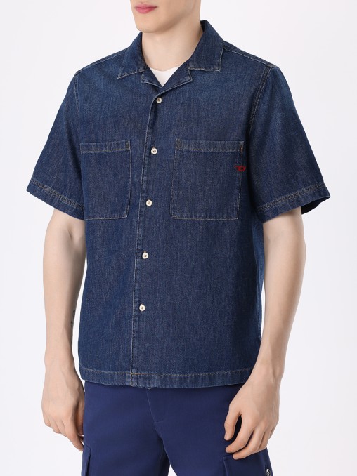Рубашка Regular Fit джинсовая DIESEL