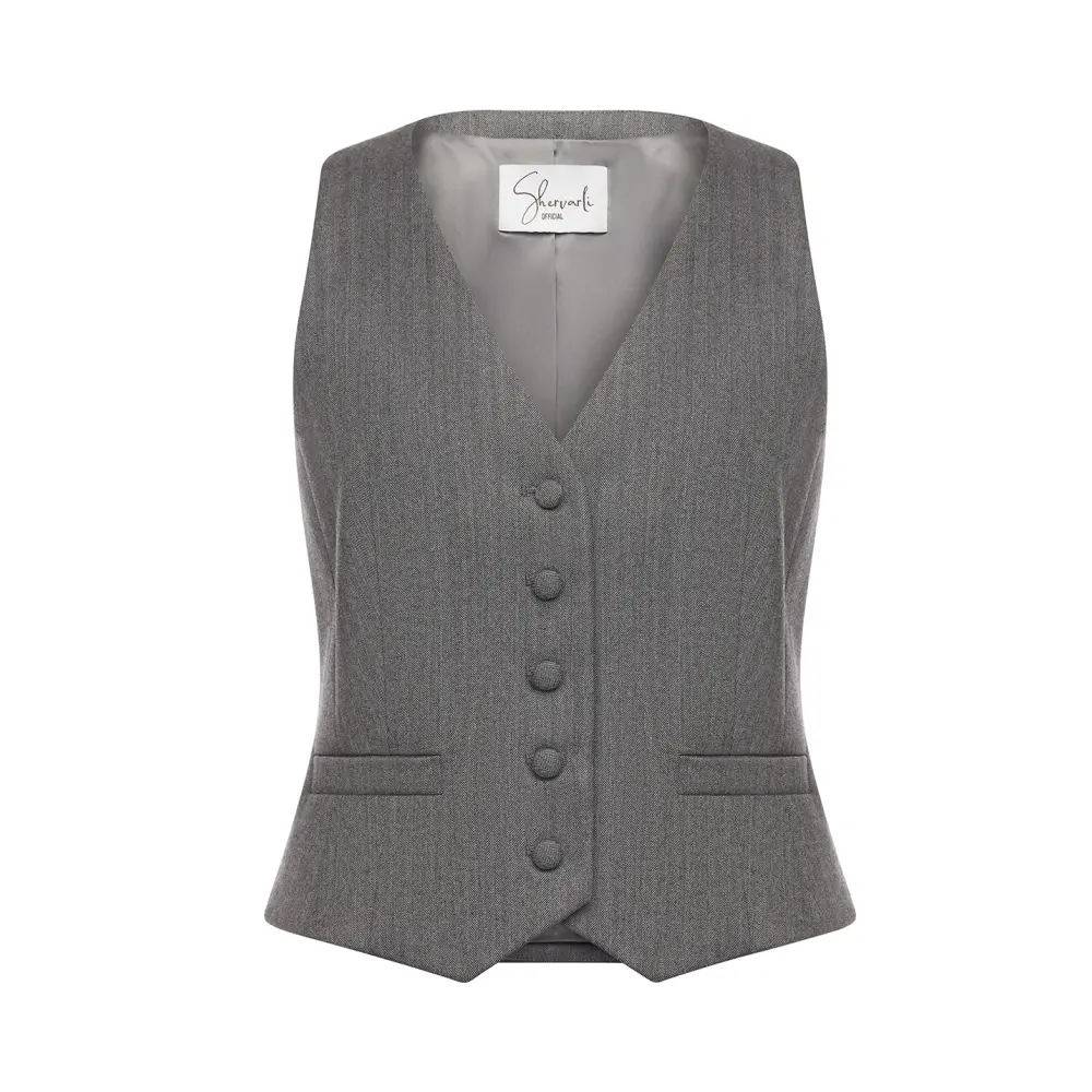 Жилет шерстяной