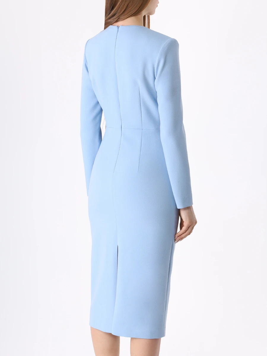 Платье-футляр хлопковое