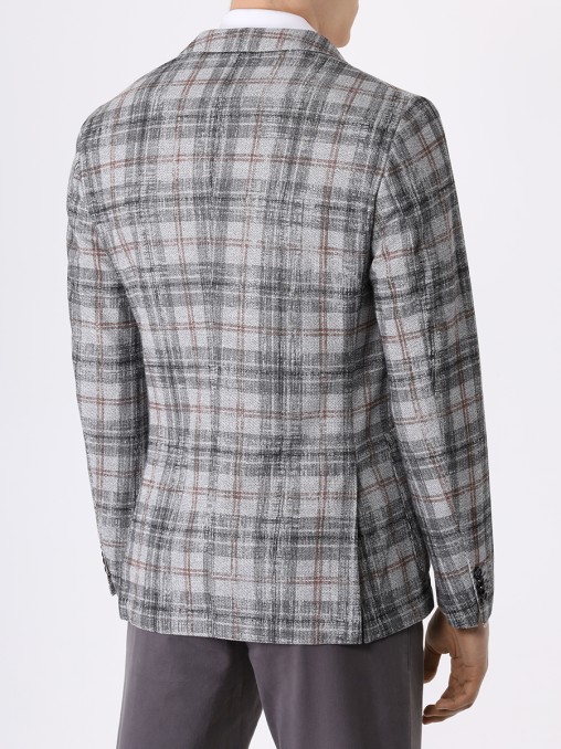 Пиджак Slim Fit в клетку BOSS