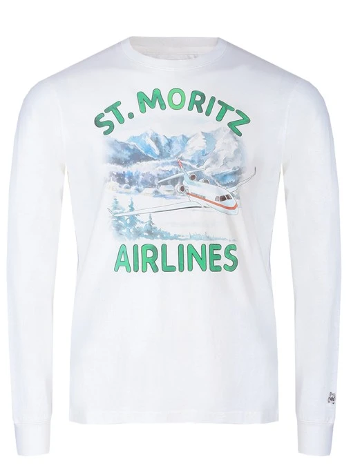 Лонгслив хлопковый MC2 SAINT BARTH