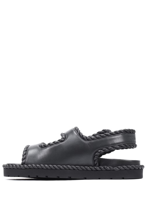 Сандалии кожаные BOTTEGA VENETA