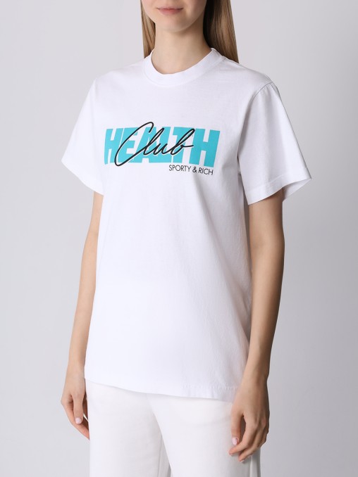 Футболка хлопковая SPORTY & RICH