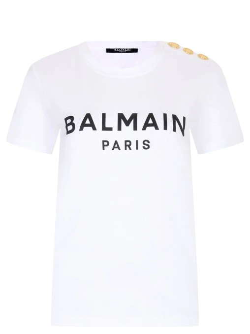 Футболка хлопковая BALMAIN