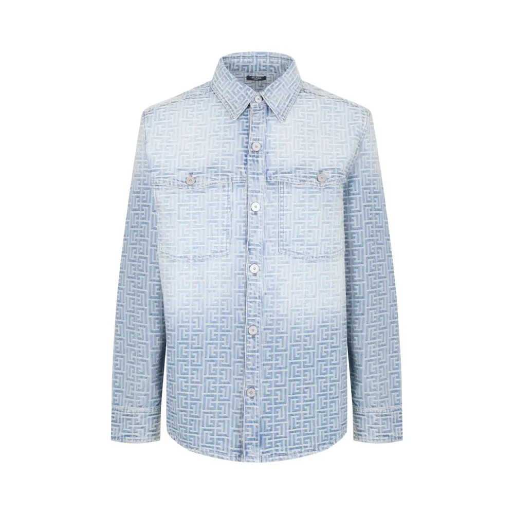 Рубашка Regular Fit джинсовая