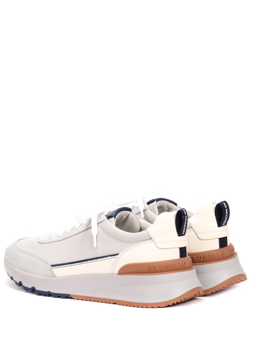 Кроссовки кожаные BRUNELLO CUCINELLI