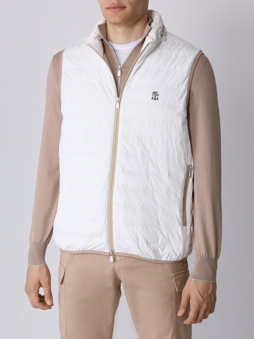 Жилет стеганый BRUNELLO CUCINELLI