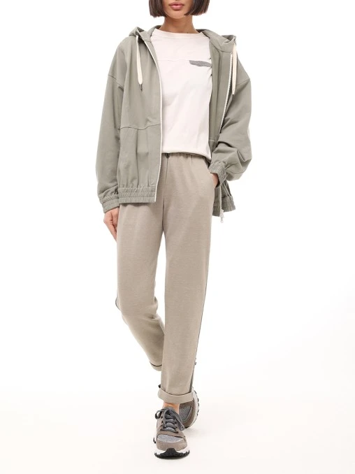 Брюки хлопковые BRUNELLO CUCINELLI
