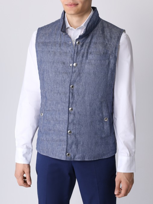 Жилет стеганый BRUNELLO CUCINELLI