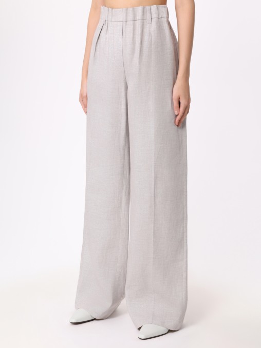 Брюки льняные BRUNELLO CUCINELLI