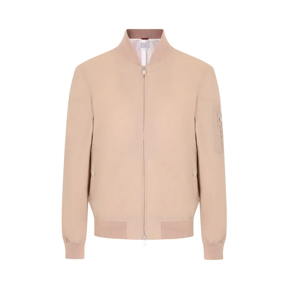Бомбер однотонный