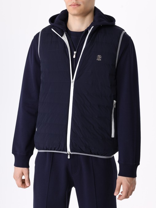 Жилет стеганый BRUNELLO CUCINELLI