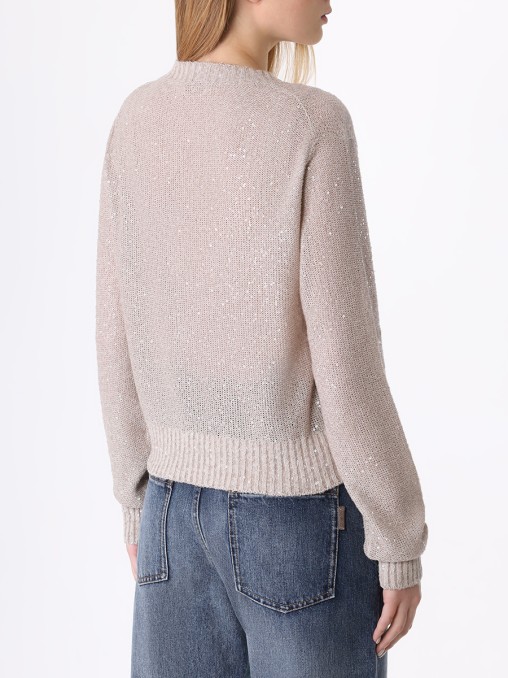Джемпер льняной Dazzling BRUNELLO CUCINELLI