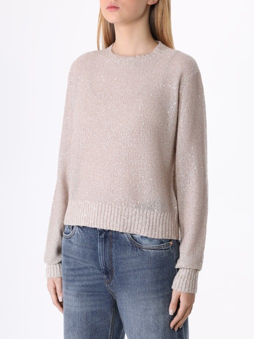 Джемпер льняной Dazzling BRUNELLO CUCINELLI