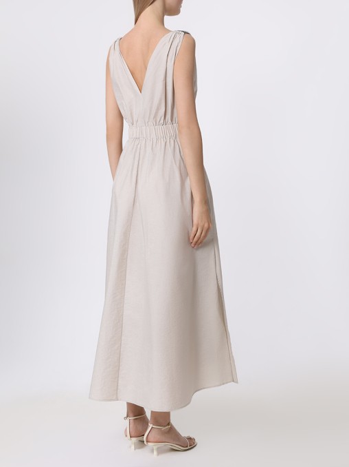 Платье из поплина BRUNELLO CUCINELLI