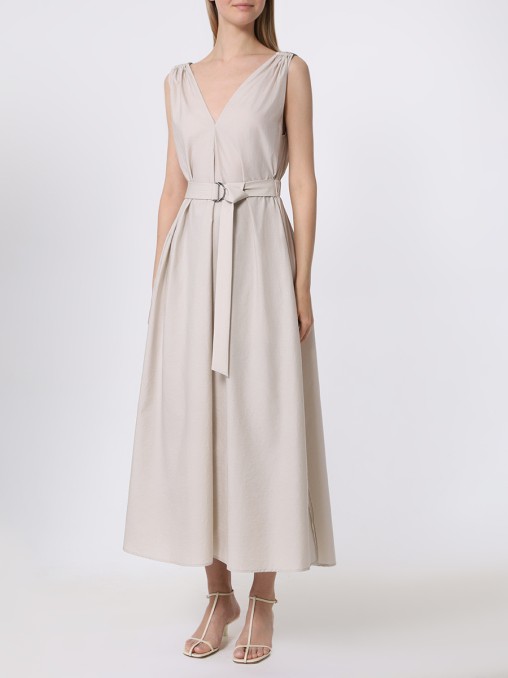 Платье из поплина BRUNELLO CUCINELLI