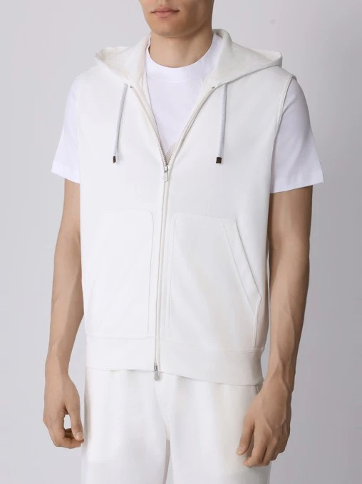 Жилет хлопковый BRUNELLO CUCINELLI