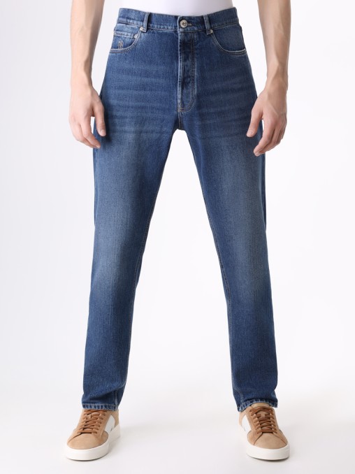 Джинсы Iconic Fit хлопковые BRUNELLO CUCINELLI