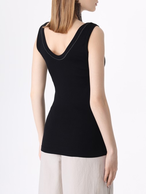 Топ хлопковый BRUNELLO CUCINELLI