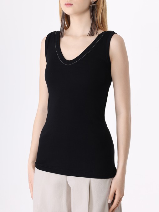 Топ хлопковый BRUNELLO CUCINELLI