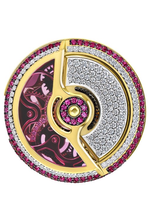 Кольцо с рубинами, бриллиантами и корундом CHAMOVSKIKH JEWELLERY HOUSE