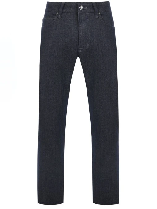 Джинсы Slim Fit из шерсти и хлопка CORTIGIANI