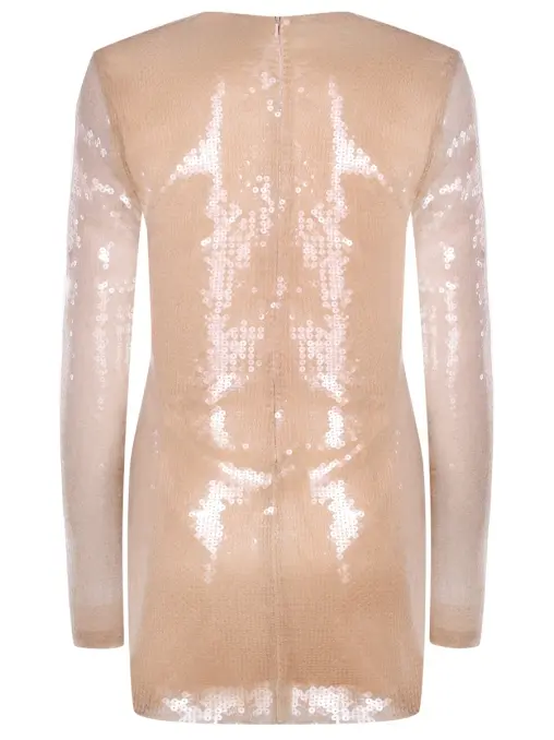 Платье с пайетками DAVID KOMA