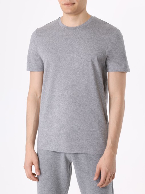 Футболка Slim Fit хлопковая BOSS