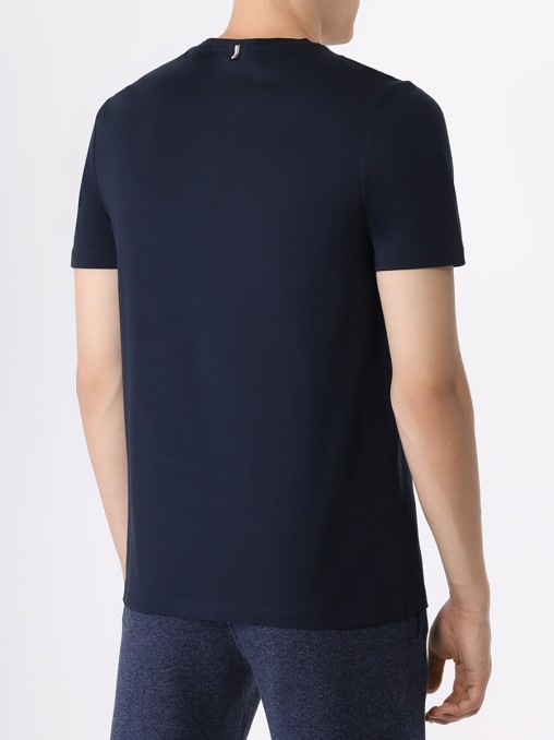 Футболка Slim Fit хлопковая BOSS