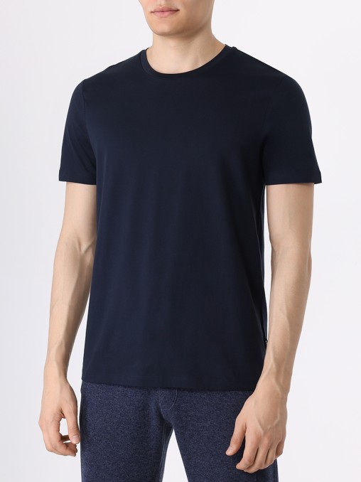 Футболка Slim Fit хлопковая BOSS