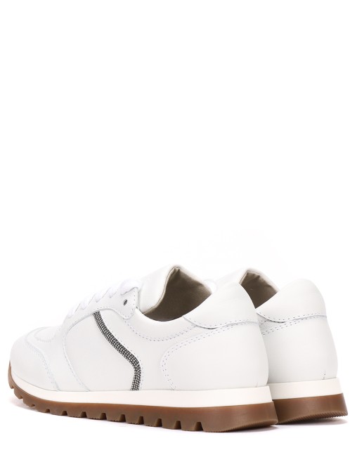 Кроссовки кожаные BRUNELLO CUCINELLI